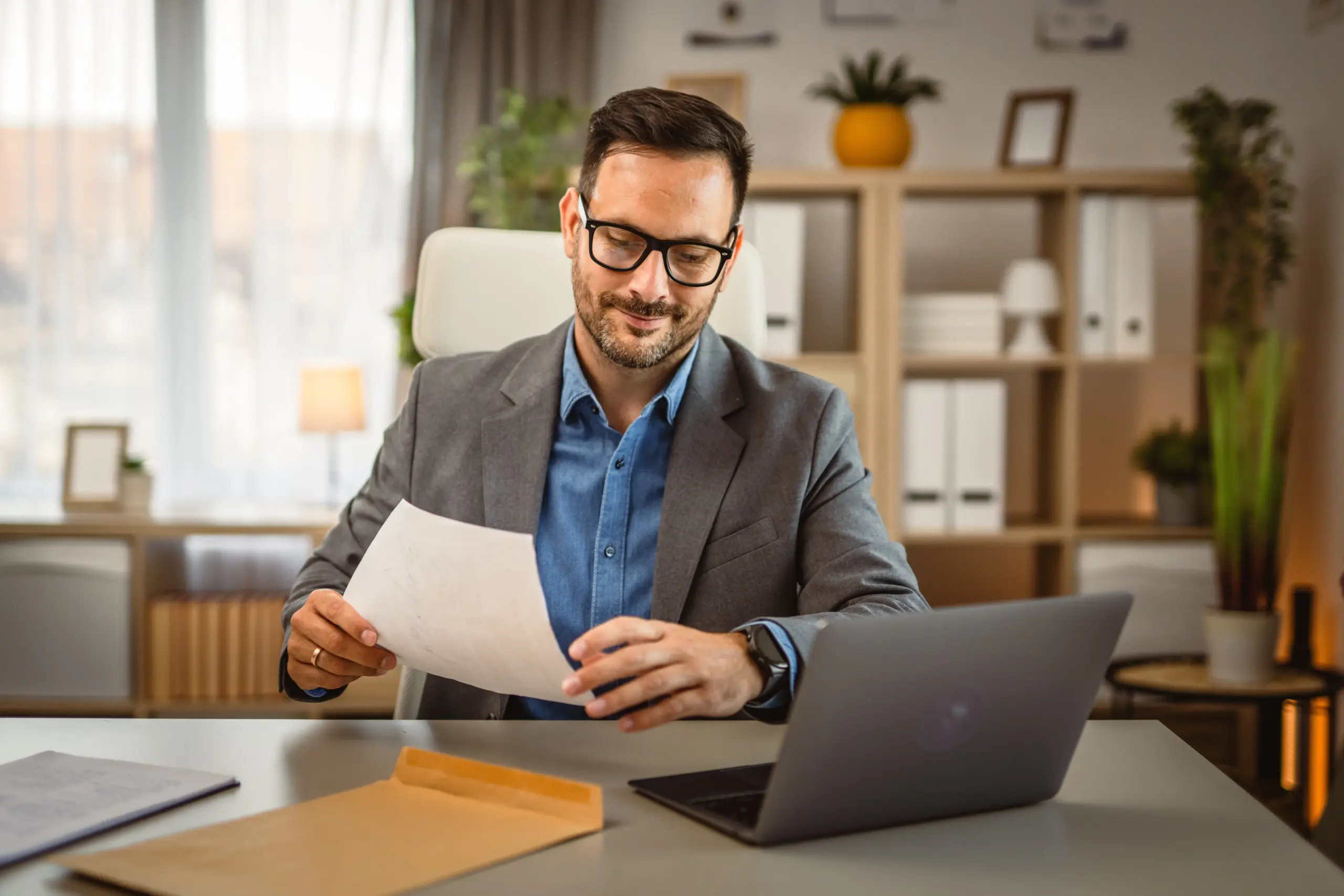 Professional receiving treatment plan in office, bridging recovery and career